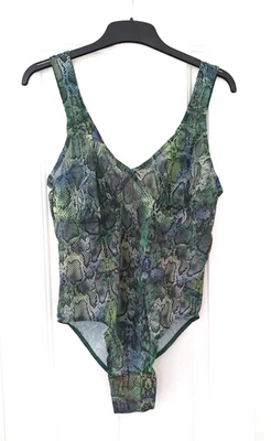 Kiniki Havana Green Tan Through Support Top Swimsuit Quick Drying Size 20 New - Image 1 of 4