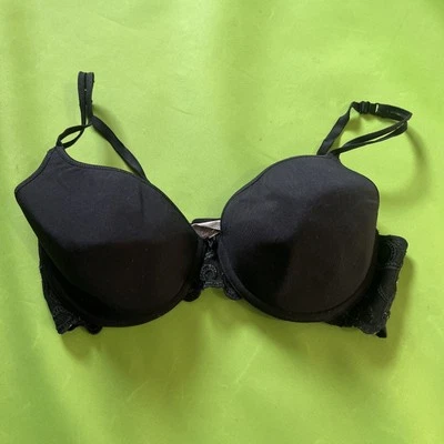36C Le Mystere Lace Full-Busted Bra black underwire 0904 - Image 1 of 4