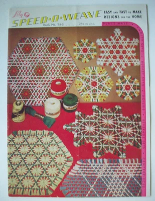 Speed-O-Weave vintage 50's pattern booklet - Image 1 of 3