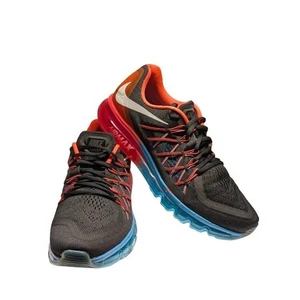 Nike Air Max 2015 Men's Running Shoes 698902-006 Black Orange Blue Size 10 EUC - Picture 1 of 8
