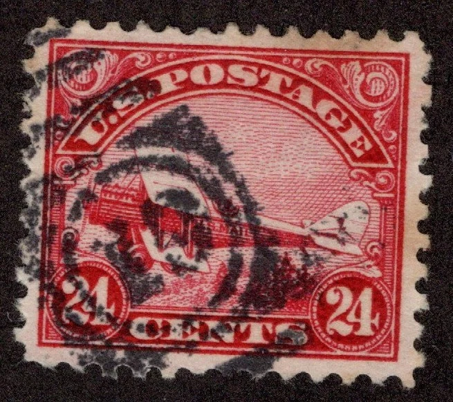 USA 1923 Scott C6 used VF: DeHavilland Biplane; SCV: $30 - Image 1 of 1
