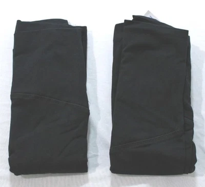 Paquete de 2 pantalones cortos de motociclista Old Navy para mujer de maternidad con panel completo de 6" negros grandes nuevos con etiquetas Foto 1 de 4