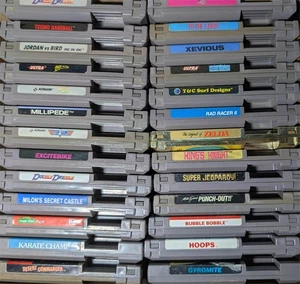 Nintendo NES Choose Your Game - Cart Only Pins Cleaned Authentic OEM Tested NTSC - Picture 1 of 204
