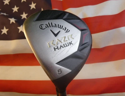 LADIES Left Handed Callaway RAZR HAWK #5 FAIRWAY WOOD 50 Gram Graphite EXCELLENT - Image 1 of 4