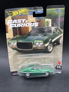 2023 Hot Wheels Premium Fast & Furious 1972 Ford Gran Torino Sport 3/5 Diecast - Picture 1 of 5