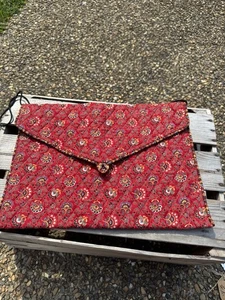 Vintage Vera Bradley Portfolio Umschlag Colette rot - Bild 1 von 5
