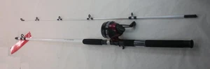 Zebco 2137603 1645C662MH 606 Reel 6ft 6" 2pc MH Spincast Rod and Reel Combo - Picture 1 of 5