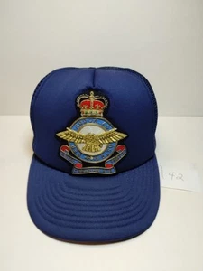 RCAF Royal Canadian Air Force Blue Trucker hat Mesh Back Snapback - Picture 1 of 6