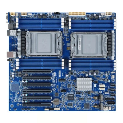 GIGABYTE MD72-HB3 rev.1.x LGA4189 128GB DDR4 VGA Server Motherbroad Intel C621A - Image 1 of 3
