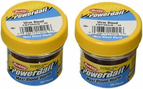 Berkley PowerBait Maxi Power Blood Worms 100pcs