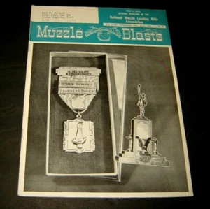 Muzzle Blasts Magazine April 1957 Muzzle Loading Riffle Association GUNS - Picture 1 of 1