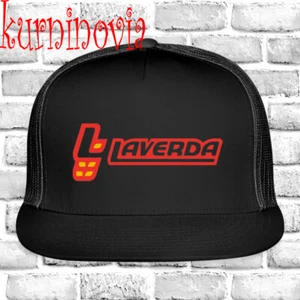 Laverda Motorcycle Black Trucker Hat Cap Adult Size - Picture 1 of 5