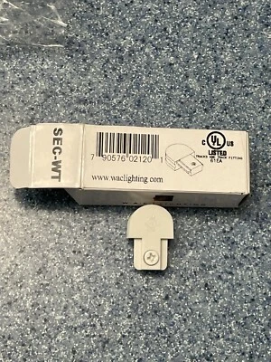 Tapa de extremo WAC SEC-WT serie lineal - blanca - paquete de 2 - envío gratuito Foto 1 de 3