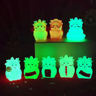2024 Luminous Dragon Ornament Jahr des Drachen Micro Landscape Dollhouse Toy 