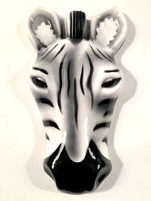 Vintage Ceramic Mask, Zebra, Catey 1980s - Image 1 of 4