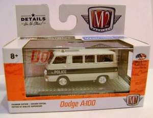 1964 '64 DODGE A100 VISION VAN POLICE COP M2 MACHINES DIECAST 2019 - Picture 1 of 2