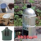 With Cover Bag Lunch Box Hiking Cookware Set Wood Stove Cup Kit Canteen Cup