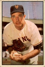 1953 Bowman Color #76 Jim Hearn - GOOD