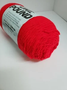 Caron One Pound Yarn-Scarlet 516, Net Wt. 16 oz - Picture 1 of 4
