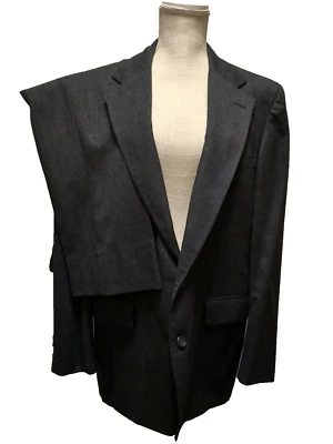 Vtg Cricketeer for Dayton's Mens Black 100% Pure Wool Blazer Pants Suit USA 44R? - Image 1 of 4