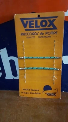 Ancien presentoir VELOX carton  raccords pompe velo mobylette french old bike - Photo 1/4
