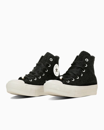 Scarpe CONVERSE ALL STAR PLTS LACE HI 31315131 nero polvere