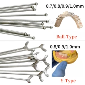Dental Ball/Y-Type Retainer J Clasp Oblique Clasps Bars Tooth Hold Position - Picture 1 of 15