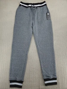 Royal Blue Active Joggers Sweatpants Mens Medium Gray Tapered Fleece Pockets NEW - Picture 1 of 9