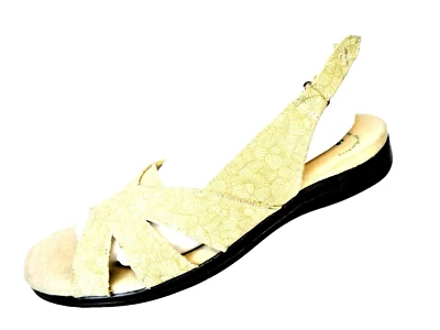 Zapato sandalia Grasshopper para mujer 10 Lillie Purefit beige floral cómodo Foto 1 de 4