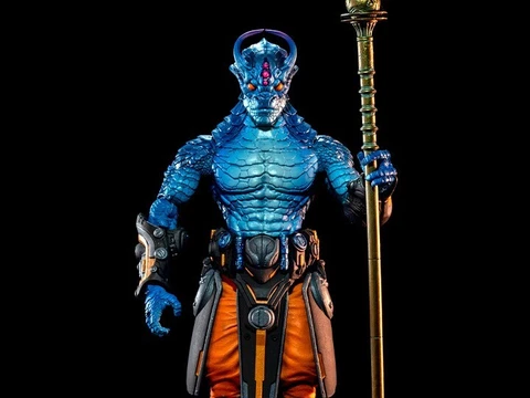 Mythic Legions Cosmic Olek Thygar (Gravering) Figure 2023 in hand Cover