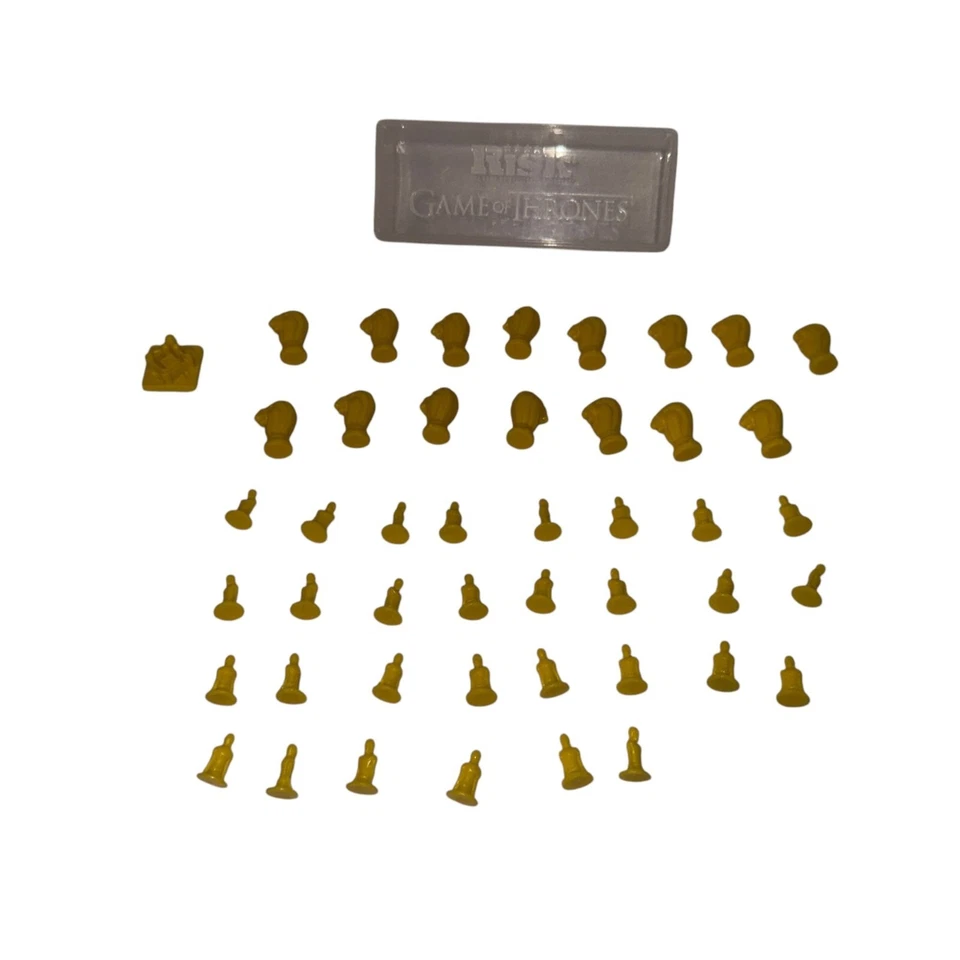 Nuevo Abierto Hasbro Risk Juego de Tronos Juego de Mesa Lannister Ejército Piezas Piezas Piezas Foto 1 de 3