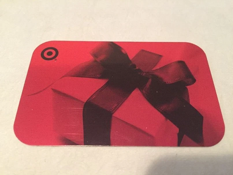 TARGET Christmas Present ( 2003 ) Foil Gift Card ( $0 ) - Image 1 of 1
