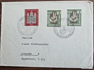 1956 Germany  Celebrating the day for Catholics .....(045)56 Germany Envelope - Picture 1 of 1