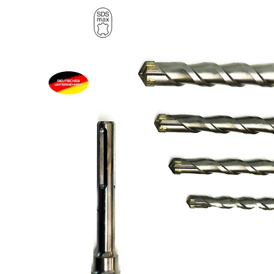 SDS MAX Bohrer Betonbohrer Hammerbohrer Steinbohrer mit Kreuzschneide Ø 10-40mm - Bild 1 von 4