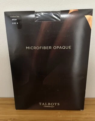 Talbots Microfibra Control Opaco Top Color Marrón Talla B Nuevo Foto 1 de 4