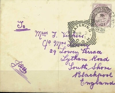 SAVOYSTAMPS-SOUTH AFRICA-1900-Cape of Good Hope Cover to England - Image 1 of 3