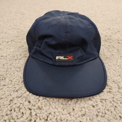 RLX Ralph Lauren 帽子男式背带蓝色轻便面板远足 A2* — 第 1/4 张图片