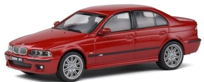 1/43 BMW M5 5,0 L V8 32B (E39) 2003 coche modelo diecast rojo de Solido S4310504 Foto 1 de 4