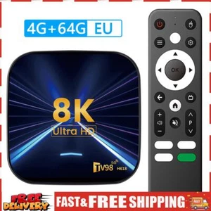 Android 14 TV -Box 8K HD Media Player 2.4G/5G Dual WiFi Android Box (EU 64 GB) S - Photo 1/12