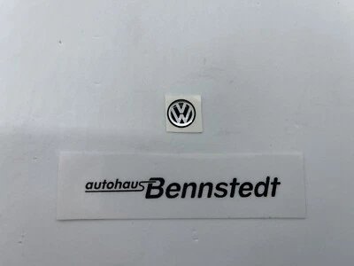 ~VW Emblem 3C0837891A~Schlüsselblende VW Schwarz Chrom 12mm~ - Bild 1 von 2
