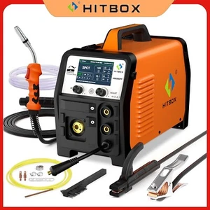 HITBOX 7 IN 1 200A MIG Welder Double Pulse MIG /LIFT-WIG/SPOT/MMA Welding - Picture 1 of 16