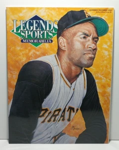 Legends Sports Memorabilia Magazine Roberto Clemente 1994 with Uncut Card Sheet - Picture 1 of 4