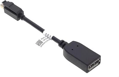Dell Adapter - Mini DisplayPort To DisplayPort - Male To Female 00FKKK - Image 1 of 2