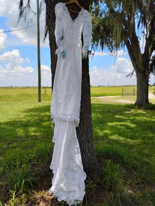 ALFRED ANGELO SAPHIR ELFENBEIN GRÖSSE 10 $ 1550 HOCHZEITSKLEID KLEID - Bild 1 von 24