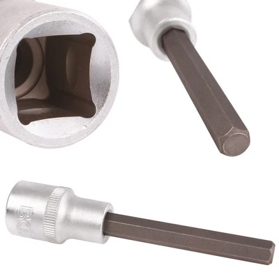 BGS STECKSCHLÜSSEL EINSATZ SW 8 mm INNEN-SECHSKANT NUSS LANG FÜR INBUS SCHRAUBEN - Bild 1 von 4