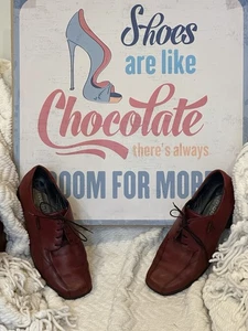 Mephisto Mobils Air Relax ziegelrote bequeme Lederschuhe Damengröße 10 – sehr guter Zustand - Bild 1 von 9