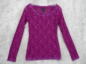 Vintage Moda International Lace Small Sheer Lace Floral Witchy Whimsigoth 90s - Picture 1 of 13