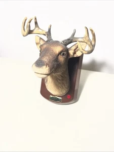 2009 Rare Gemmy Small Buck Animated Trophy Wall Mounted (Singing Talking Deer) - Picture 1 of 7