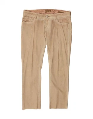 Pantalón recto de pana GUESS para mujer W30 L27 beige algodón HN06 Foto 1 de 4