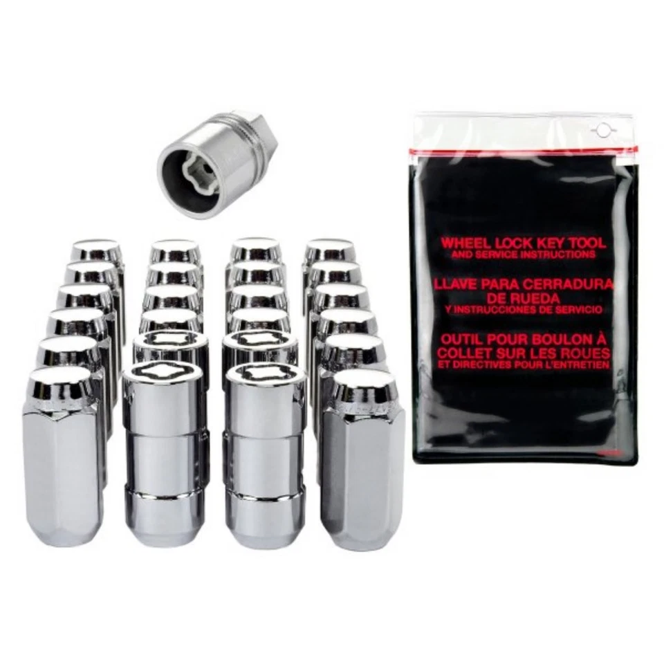 McGard Hex Lug Install Kit For GMC R3500 1988-1991 Cone Seat Nut 6 Lug | Chrome Foto 1 de 4